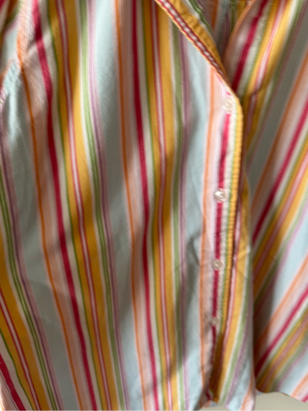 Orvis Multi-Color Striped Button-Down Shirt - Picture 6 of 8